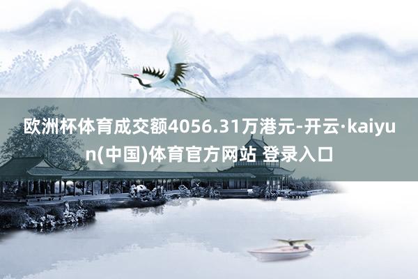 欧洲杯体育成交额4056.31万港元-开云·kaiyun(中国)体育官方网站 登录入口