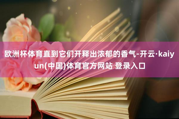 欧洲杯体育直到它们开释出浓郁的香气-开云·kaiyun(中国)体育官方网站 登录入口